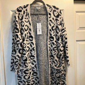 NWT-Joseph A- Animal Print Cardigan